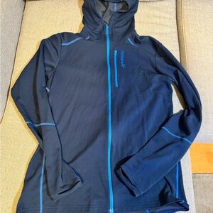 Norrona Dark Blue lightweight hoodie
